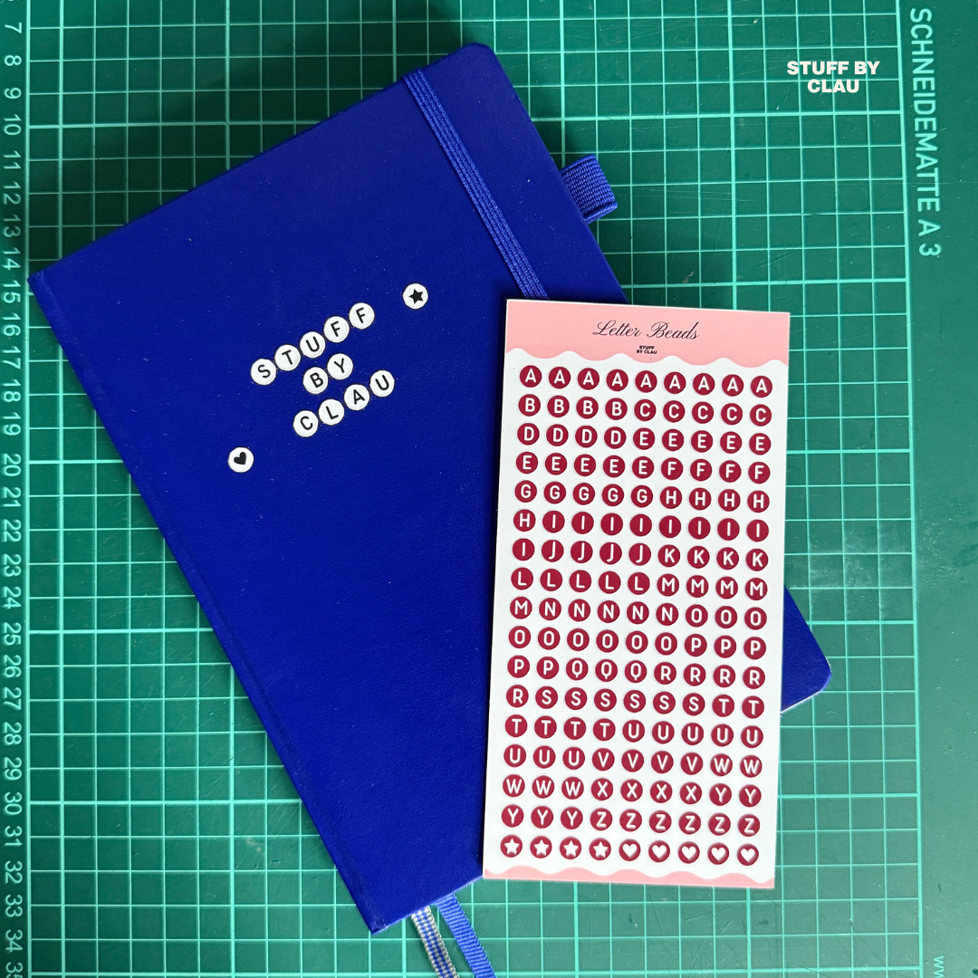 Letter Bead Sticker Sheet