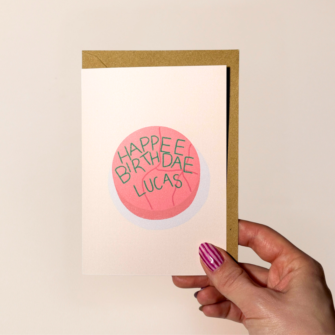 Happee Birthdae - Karte - personalisierbar