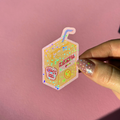 Kindness Juice Glitzer Sticker