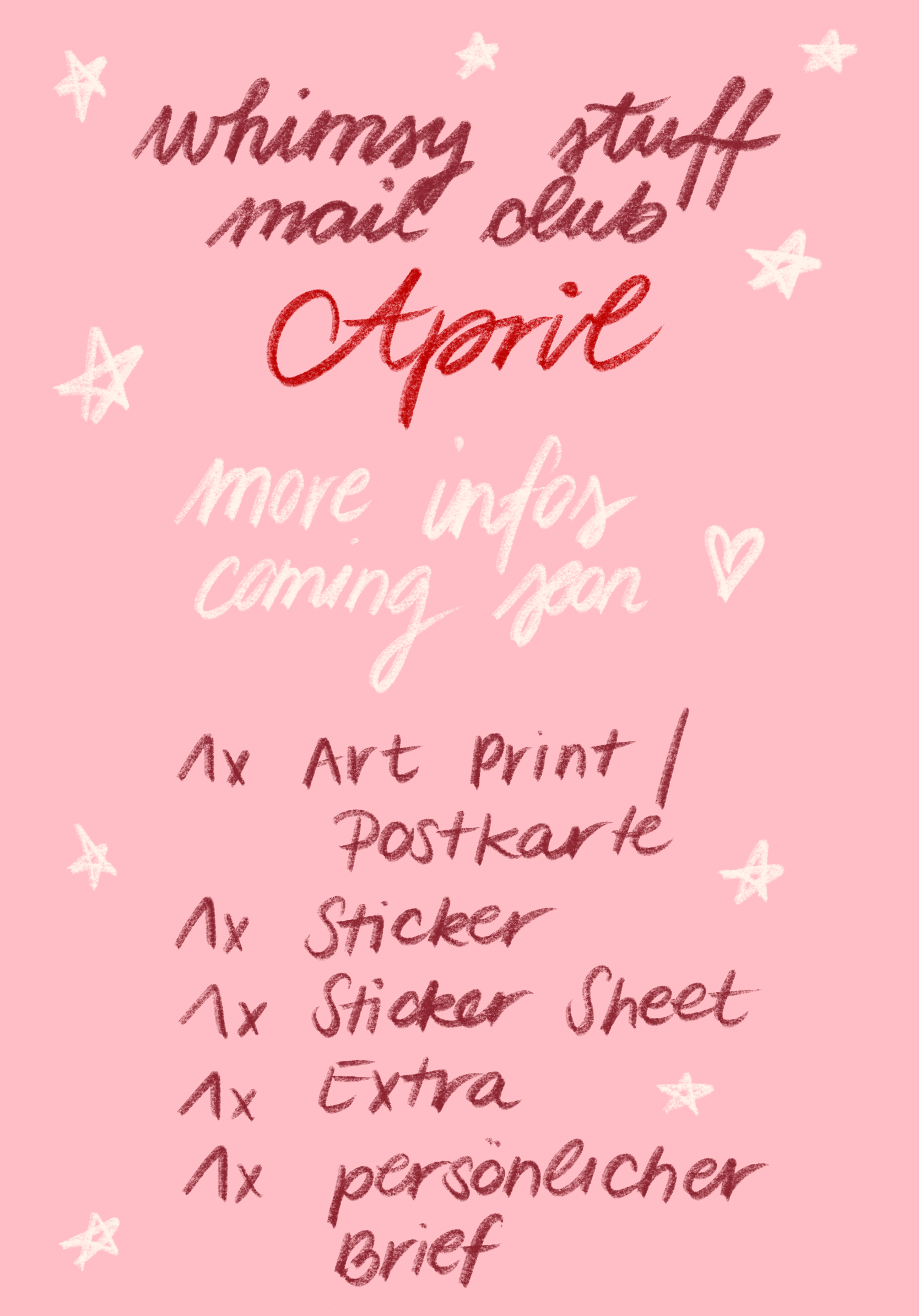 Whimsy Stuff – Mail Club - Snail Mail