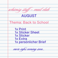 Whimsy Stuff – Mail Club - Snail Mail