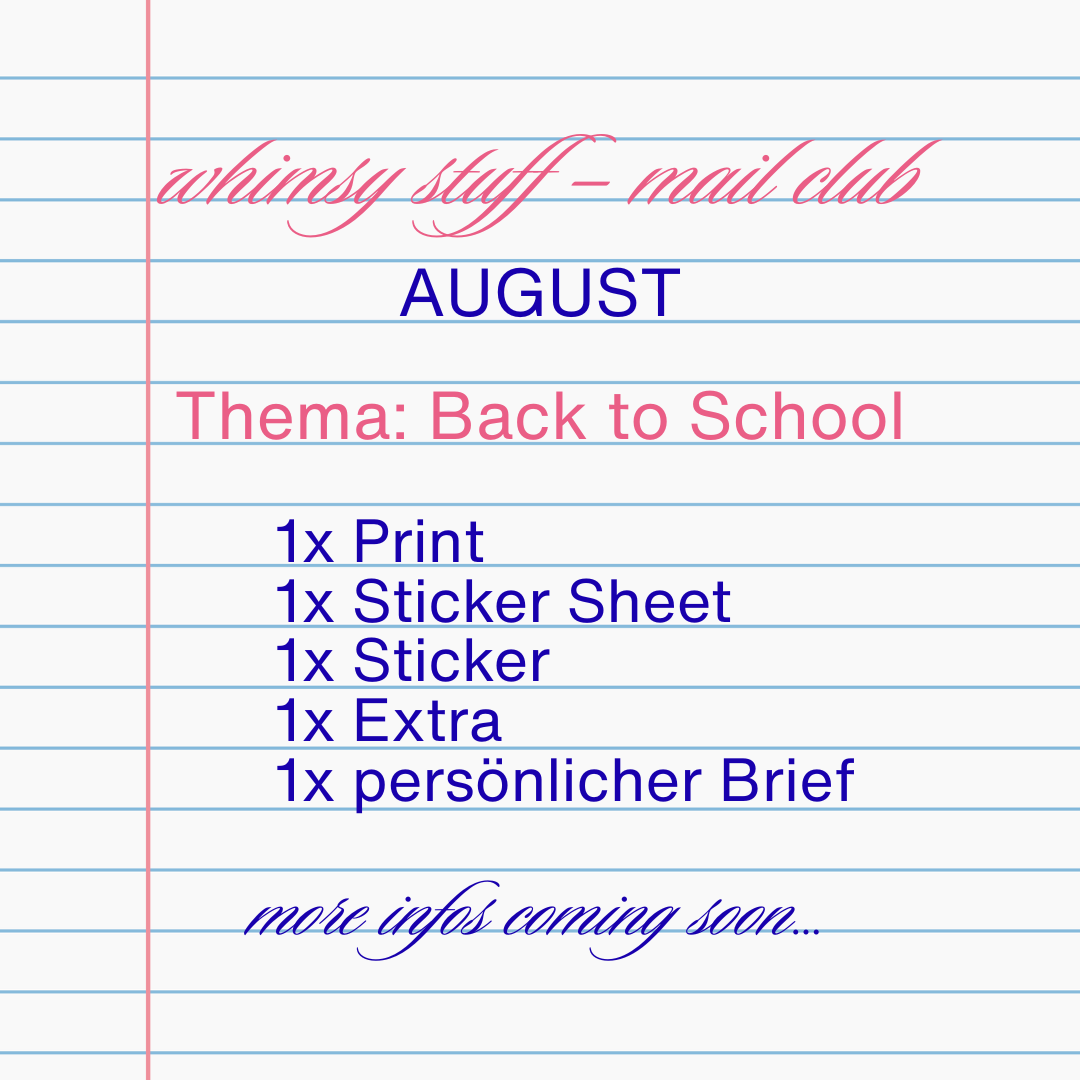 Whimsy Stuff – Mail Club - Snail Mail