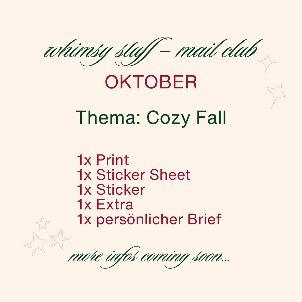 Whimsy Stuff – Mail Club - Snail Mail