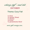 Whimsy Stuff – Mail Club - Snail Mail
