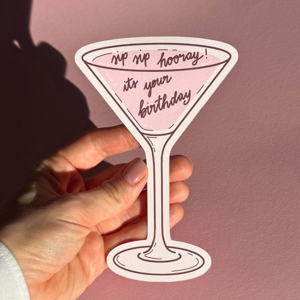 Sip Sip Hooray - Postkarte