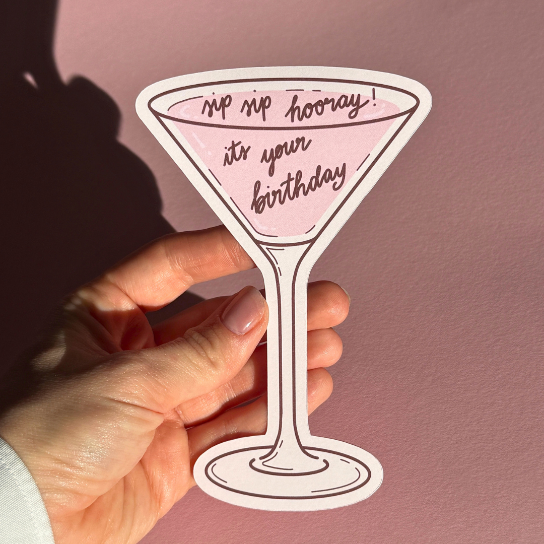 Sip Sip Hooray - Postkarte