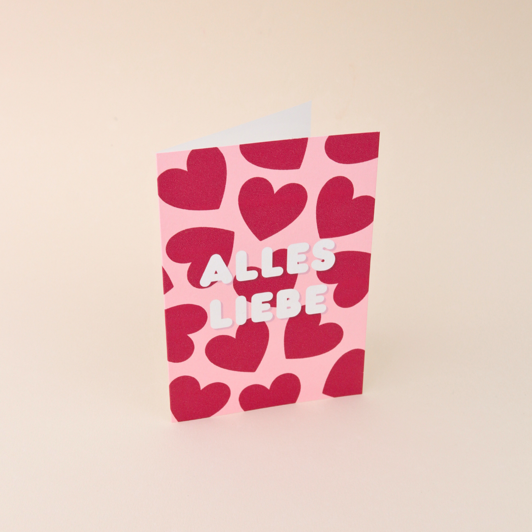 Alles Liebe - Karte