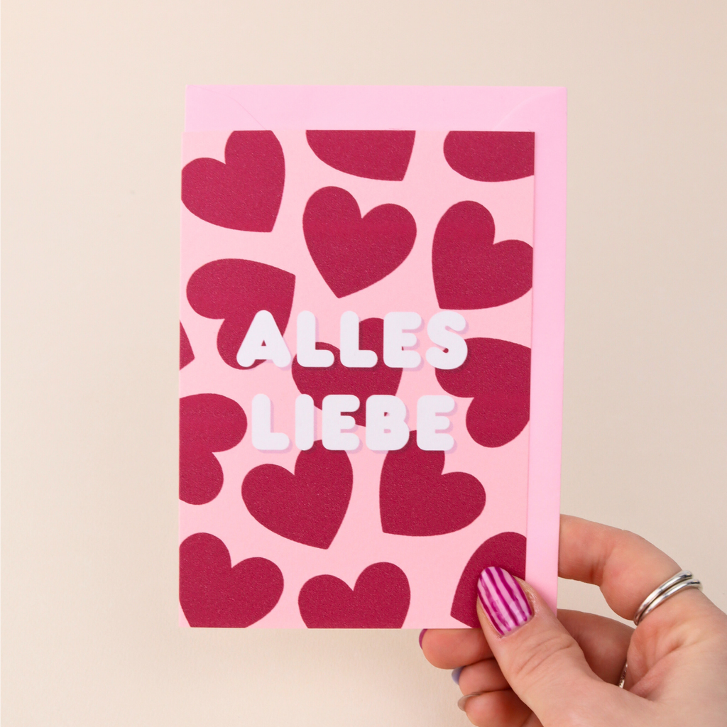 Alles Liebe - Karte