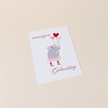 mausigen Geburtstag - Postkarte