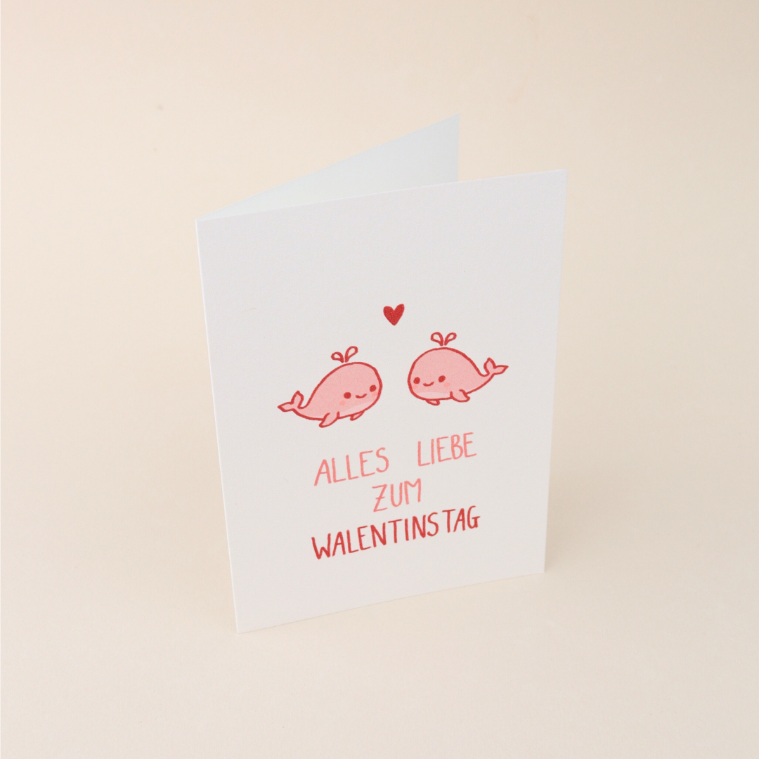 Alles Liebe zum Walentinstag - Karte