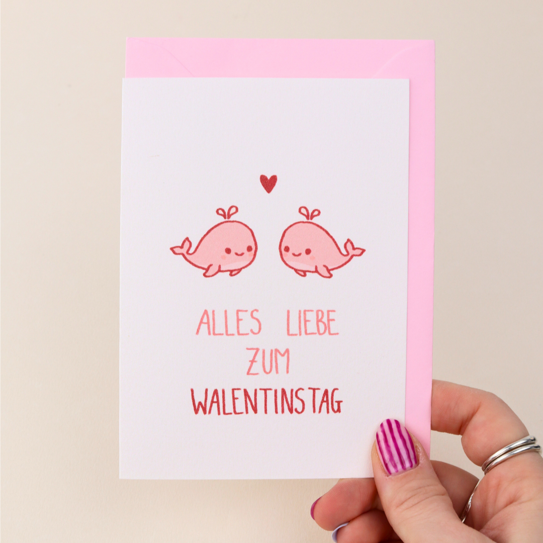 Alles Liebe zum Walentinstag - Karte